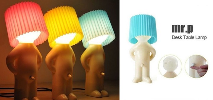 mr pee mister p designerlampe kaufen one shy man