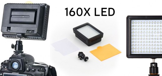 WanSen W160 LED Video Camera Licht Kamera Leuchte Lampe Für CANON NIKON HP