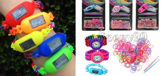 rainbow loom armbanduhr loomuhr